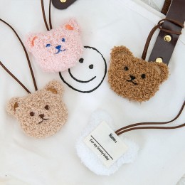 곰돌이 네임택 이름표 가방키링 4color  LM-0768