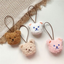 곰돌이 네임택 이름표 가방키링 4color  LM-0768