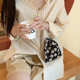 미니 플라워 복조리 생리대 파우치 5color LM-0780