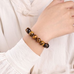 호안석 천연 원석 재물운 팔찌 10mm