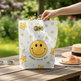 스마일 포장 쇼핑 비닐봉투 100매 LM-0792