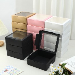 투명창 접이식 박스 포장 선물상자 4color LM-0803