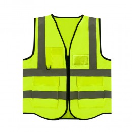 신호수 공사 현장 안전 형광 작업조끼 LM-0804