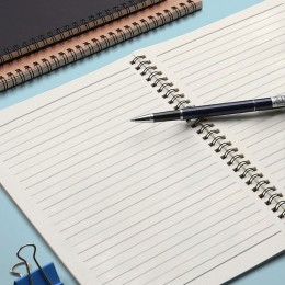 크라프트 스프링 줄 유선노트 A5 60매 LM-0807