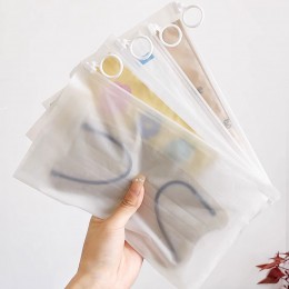 반투명 고리 슬라이드 지퍼백 23x14cm LM-0809