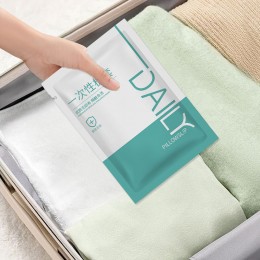 여행용 일회용 부직포 베개커버 2매 LM-0812