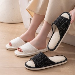 트위드 쿠션 거실 실내화 슬리퍼 5color LM-0815