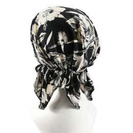 얇은  패턴 두건 항암모자 조리모 5color LM-0819