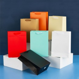 튼튼한 무지 종이가방 쇼핑백 7color LM-0828