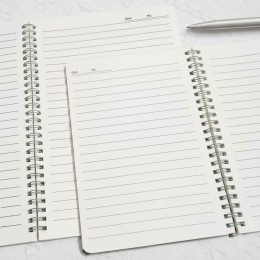 블랙 크라프트 스프링 줄 유선노트 A5 60매 LM-0848