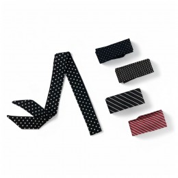 도트 패턴 슬림 타이 스카프 머플러 5color LM-0851