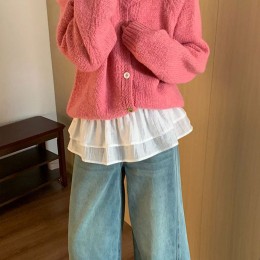 레이어드 프릴 민소매 이너 나시 LM-0854