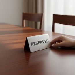 테이블 예약 안내 표지판  LM-0856