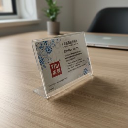 아크릴 테이블 종이 꽂이 거치대 9X6cm  LM-0857
