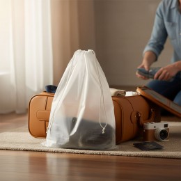 반투명 여행용 수납 파우치 30x40cm 10P LM-0864