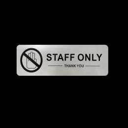 STAFF ONLY 스티커 표지판 안내 LM-0953