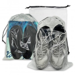 여행용 투명 방수 다회용 신발 파우치 LMCF-0003