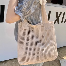 니트 스퀘어 네트 쇼퍼백 MFNC-030034