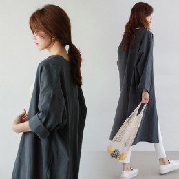 레이디 롱 루즈 코트 재킷 MFNC-030040