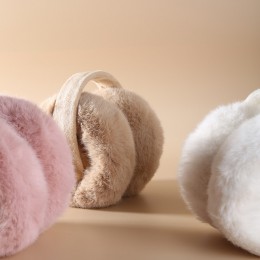 골프 등산 스키 토끼털 방한 귀마개 MFNC-030068