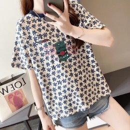 플로랄 쿨링 반팔 숏슬리브 MFNC-040109