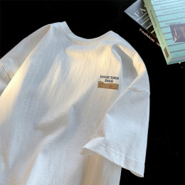 심플 프린팅 남녀 공용 티셔츠(3Color) MFNC-040113