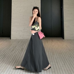 여름 끈나시 맥시 A라인 롱 원피스 MFNC-040119