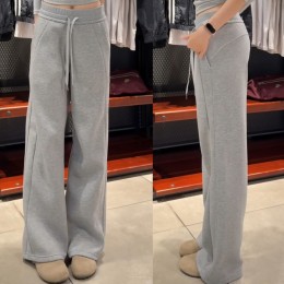 고중량 도톰 기모 와이드 트레이닝 팬츠
