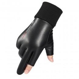 라이더 필수템 투핑거 오픈 미끄럼방지 방한장갑