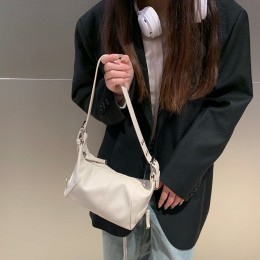 슬림 바게트 미니 숄더백 심플 모던 데일리백