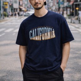 캘리포니아 300g 도톰 끝판 순면  반팔 티셔츠
