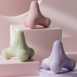 미니 지압볼 실리콘 마사지기 사각 근막볼 림프 순환
