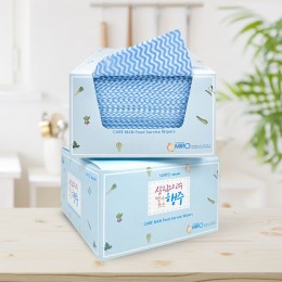 빨아쓰는 행주 부직포 행주 접지형 50매