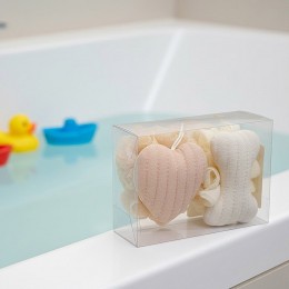샤워타올 스펀지 욕실 각질제거 때밀이 목욕 하트본 선물세트