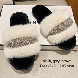 미끄럼방지 큐빅 퍼 홈패션 실내화 사무실 실내화