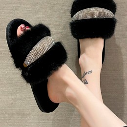 미끄럼방지 큐빅 퍼 홈패션 실내화 사무실 실내화