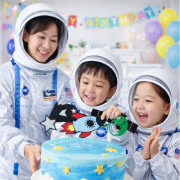 케이크토퍼 -우주공간