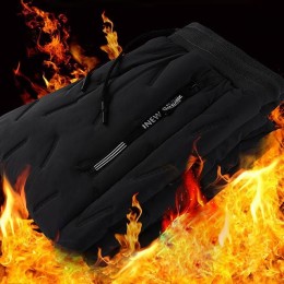 누가와 남성 기모바지 방한