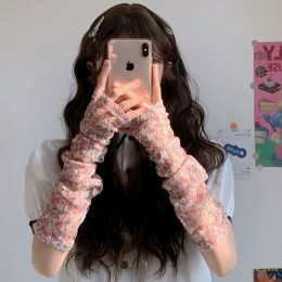 여성팔토시 플라워 레이스 자외선차단