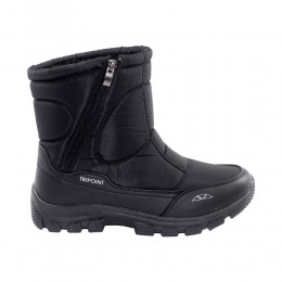 아미뉴 트리포인트 가벼운 사선 지퍼 방한 부츠  w - 102