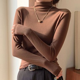 베이직 반폴라 슬림 무지 기모티셔츠 NF-79