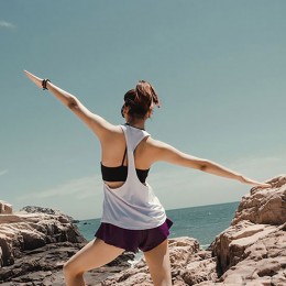 U넥 루즈핏 민소매 레이어드 러닝 헬스 나시티 NF-108