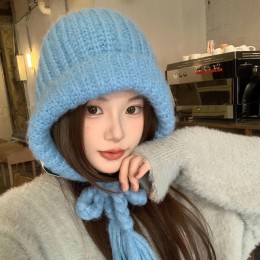 여성용 니트 바라클라바