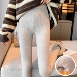 기모 골지 롱 레깅스