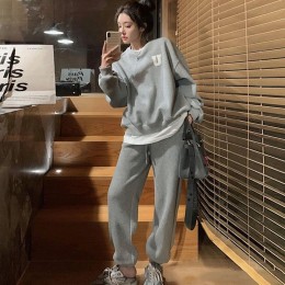 U기모 밴딩 조거 투피스 트레이닝