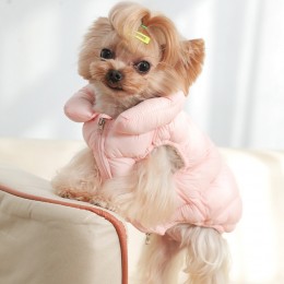 강아지 패딩 조끼