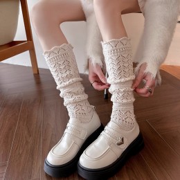 루즈 니트 롱 삭스