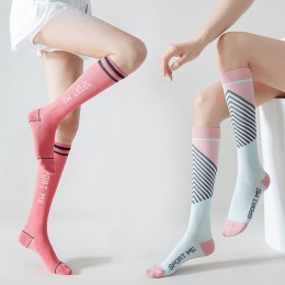 여성용 스포츠 고탄력 니삭스