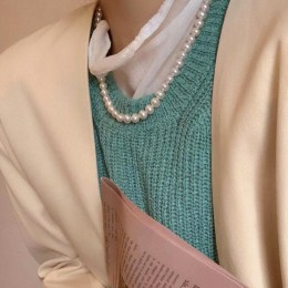 패션 진주 목걸이