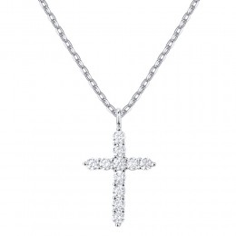 크로스 십자 큐빅 목걸이
